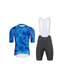 HOLOKOLO maillot corto y pantalón corto - RUSTLE - antracita/azul